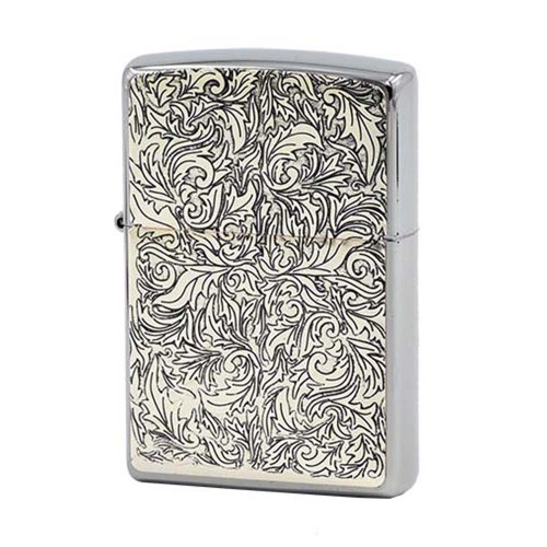 ZIPPO official flagship store] Pattern embossed pattern (bright gold)  windproof lighter ZA-3-163A - Shop zippo Other - Pinkoi