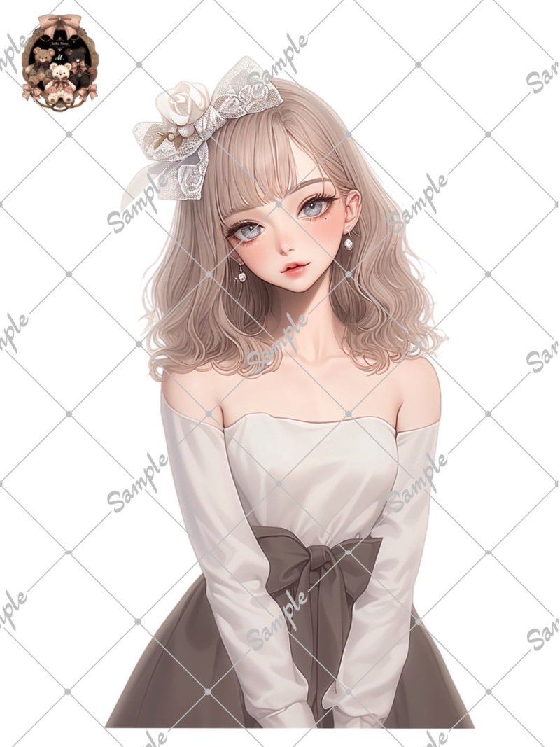 オリジナル人物ステッカー - 貼紙 - 紙 