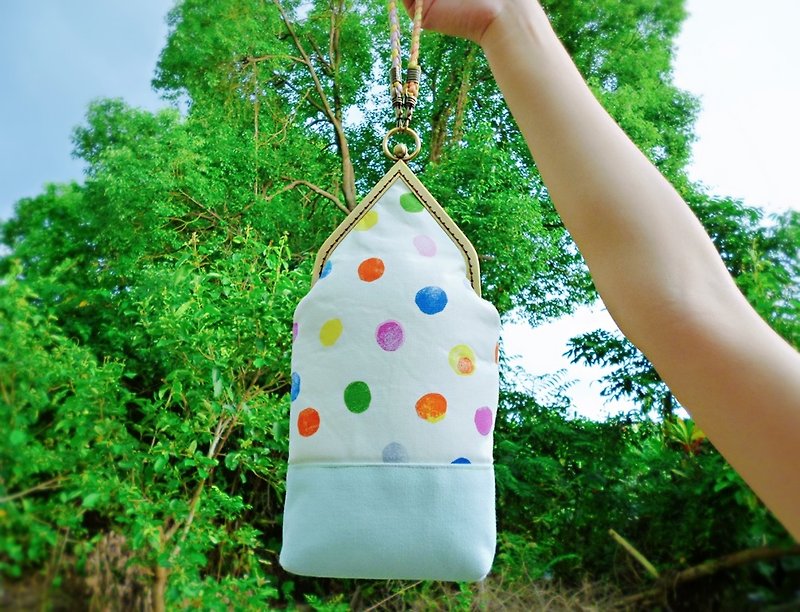 Soda Soda Bubble House Type Gold Pack/Outing Bag - Handbags & Totes - Cotton & Hemp Multicolor