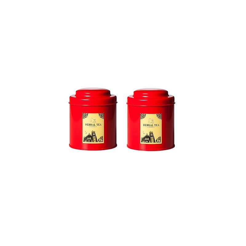  青草潤喉香茶小罐2入組-散茶 - 茶葉/漢方茶/水果茶 - 植物．花 紅色