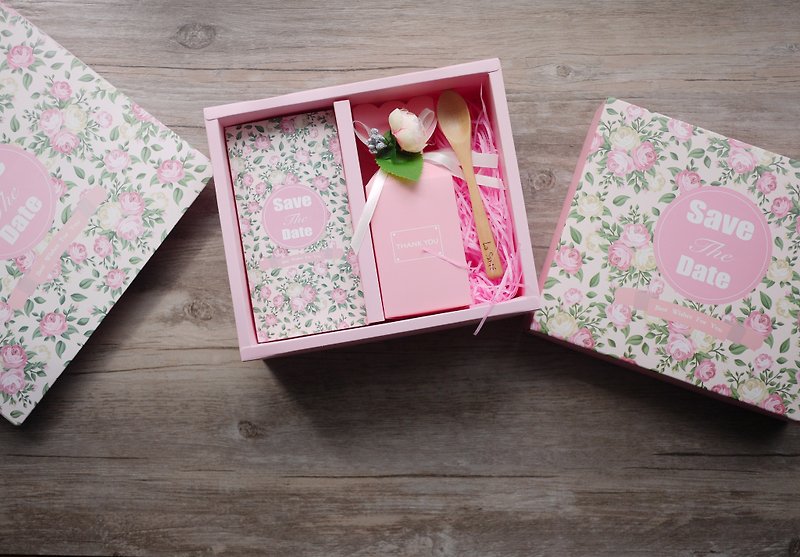La Santé法式手工果醬 -粉紅完美日子婚禮禮盒(六盒) - 燕麥/麥片/穀物 - 新鮮食材 粉紅色