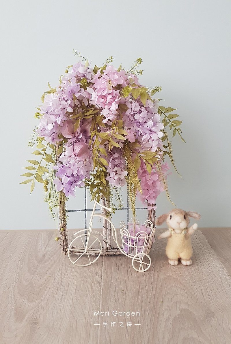 Seasonal Gift Series | The Breeze Under the Wisteria Flowers - Dried Flowers & Bouquets - Plants & Flowers Purple