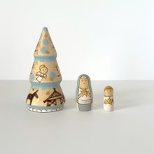 クリスマスツリー マトリョーシカ　キリストの降誕