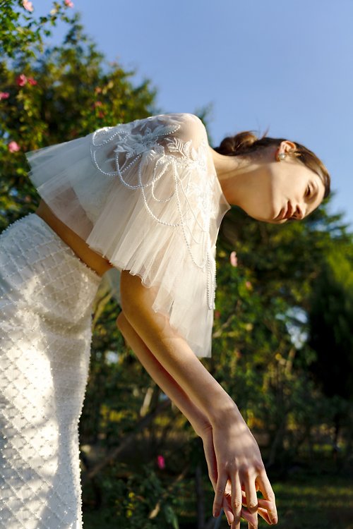 CERES BRIDAL 【NEW】Delphinium 三件式優美珠飾輕禮服
