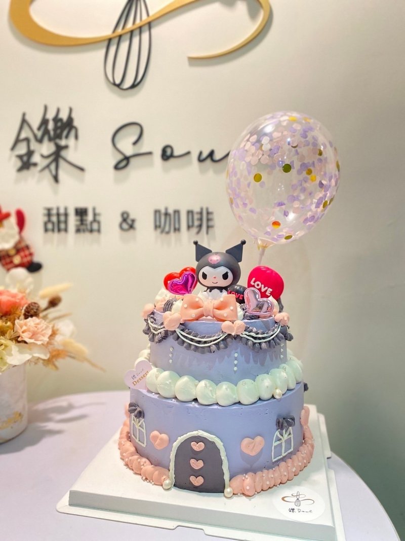 Coolomi themed cake double layer cake limited to self-pickup customized commemorative cakes and desserts Taipei - Cake & Desserts - Fresh Ingredients 