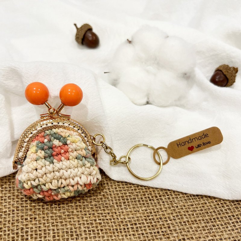 Ziwusuo-*[Specially Made]*Cotton Country Style Golden Keychain Bag Charm/Sweetness/Accessories - ที่ห้อยกุญแจ - ผ้าฝ้าย/ผ้าลินิน 