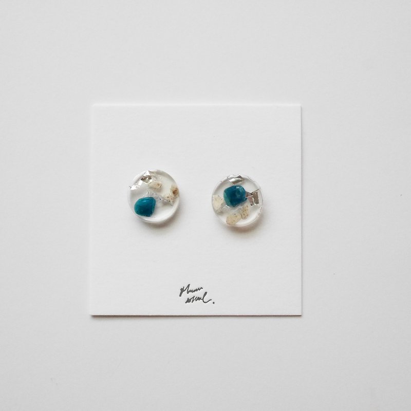 Earrings ピアス / イヤリング | 水碧 - Earrings & Clip-ons - Resin Blue
