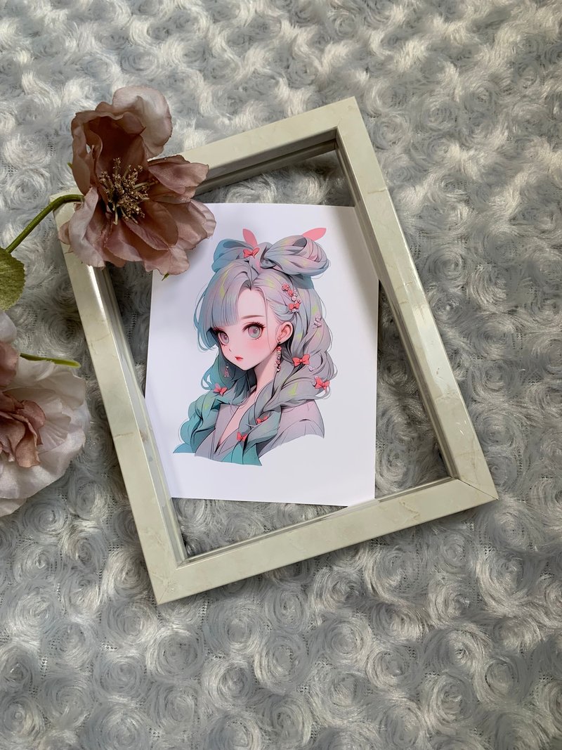 オリジナル人物ステッカー 020 - 貼紙 - 紙 