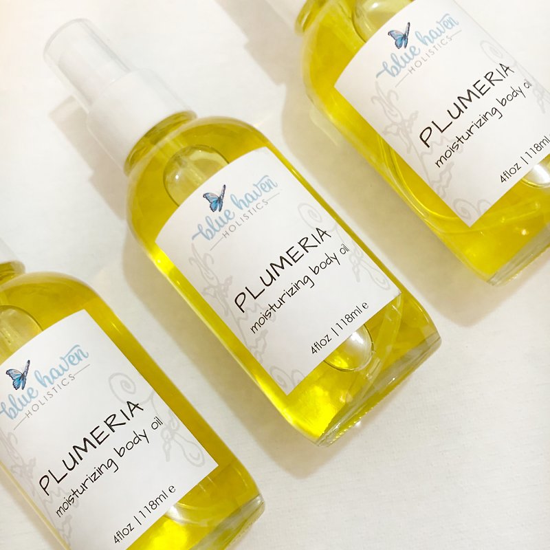 Frangipani Light and Moisturizing Body Oil 118ml - Skincare & Massage Oils - Essential Oils 