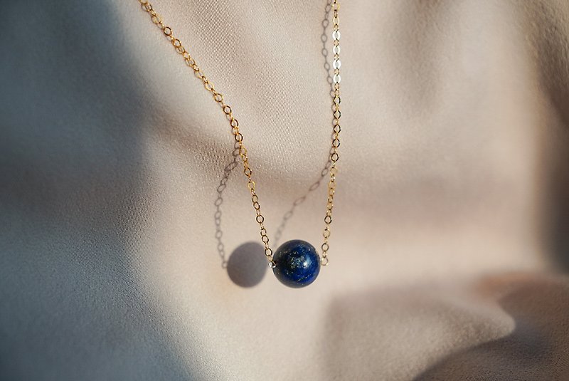 AAA Lapis Lazuli Necklace, Adjustable, December Birthstone, Dark Blue Gemstone