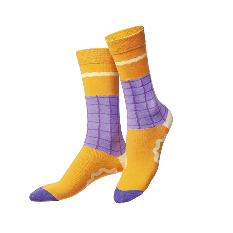 EAT MY SOCKS / 襪子 / 甜點系列 / 美式鬆餅 - 襪子 - 棉．麻 