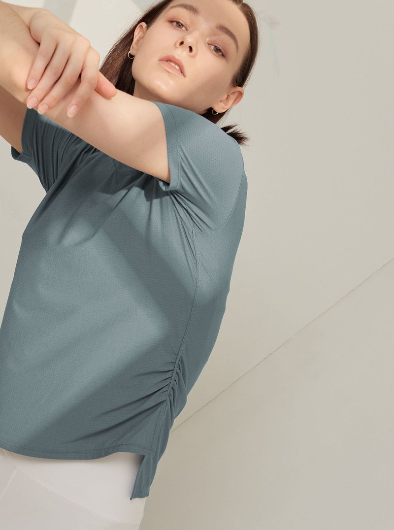 【S2N】SOMEDAY_Water Blue T273 - 瑜珈服/瑜珈褲 - 尼龍 