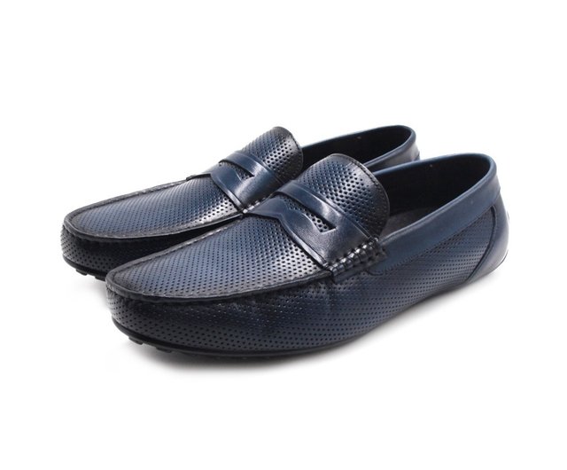 Mens round deals toe loafers