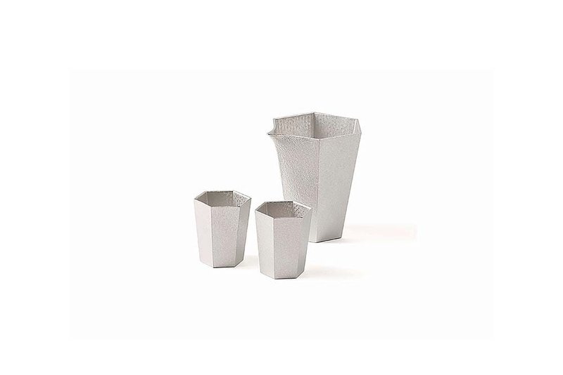 六角酒器組 - 酒杯/酒器 - 貴金屬 銀色