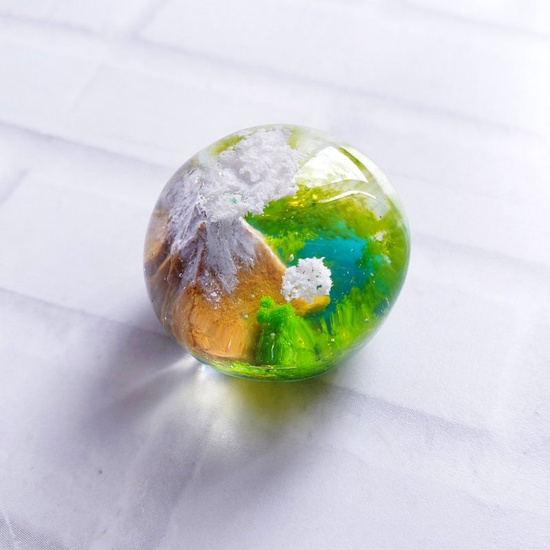 山　湖　空　雲　青空　雲レジン　空レジン - 擺飾/家飾品 - 樹脂 藍色