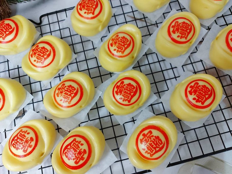 Cheerful 招財進寶 金元寶 造型饅頭 收涎饅頭 牛奶饅頭 - 麵包/吐司 - 新鮮食材 