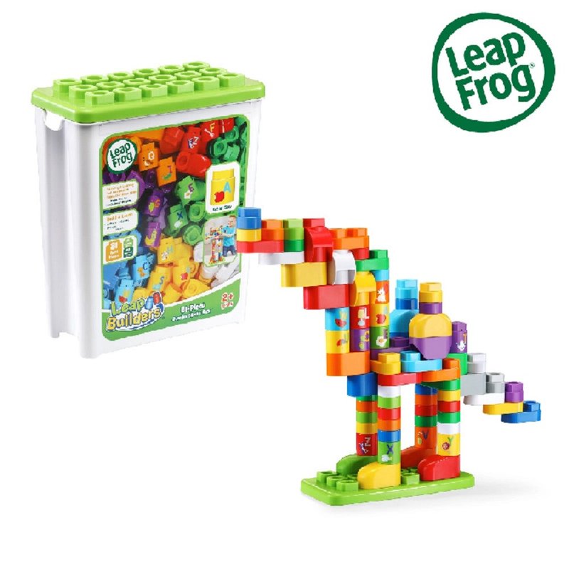 Fast arrival - only shipped to Taiwan LeapFrog Little Architect - Luxury 81 Piece Building Blocks Green - ของเล่นเด็ก - พลาสติก หลากหลายสี