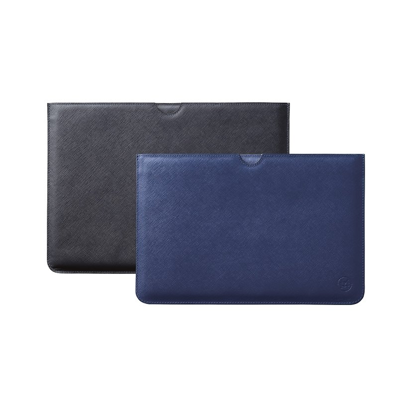 Mercury Leather Laptop Case - เคสแท็บเล็ต - หนังแท้ สีน้ำเงิน