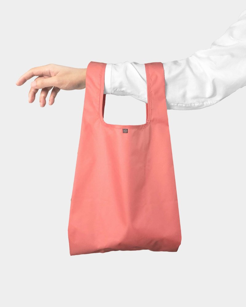 U3 reusable bag / Pinkoi Salmon - Handbags & Totes - Polyester Pink