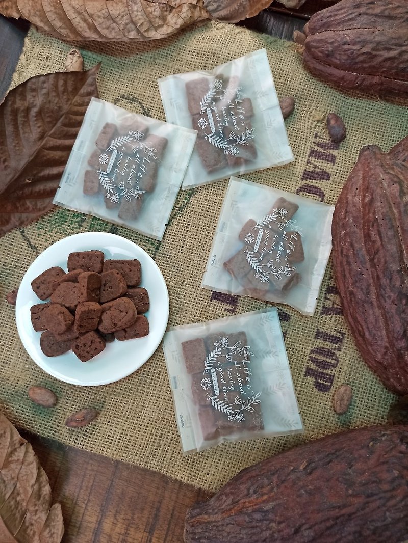 Shipping fee buckle flash-KAKAWA handmade raw bean cocoa shortbread / box NT180