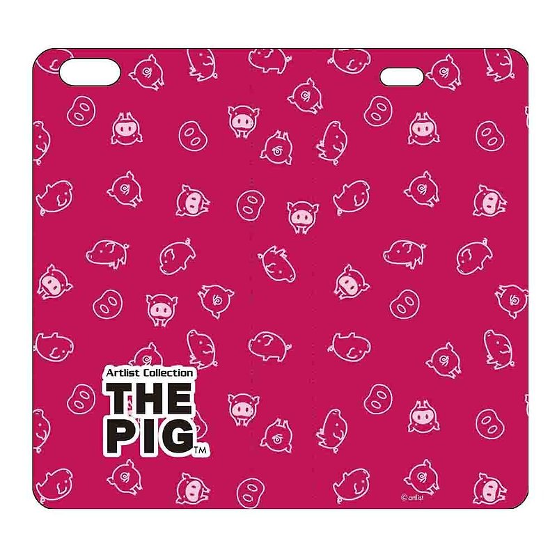The Dog Big Dog Authorized - Magnetic Leather Case (Rose), AJ03 - Phone Cases - Faux Leather White
