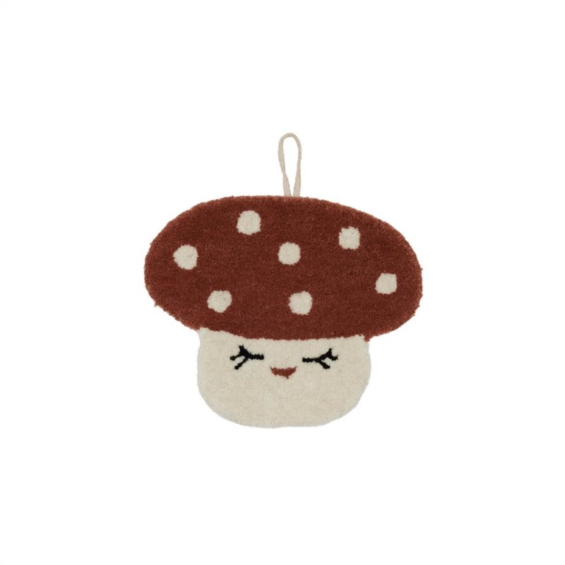 OYOY 造型手工羊毛掛飾 / 蘑菇小姐 - 擺飾/家飾品 - 羊毛 多色