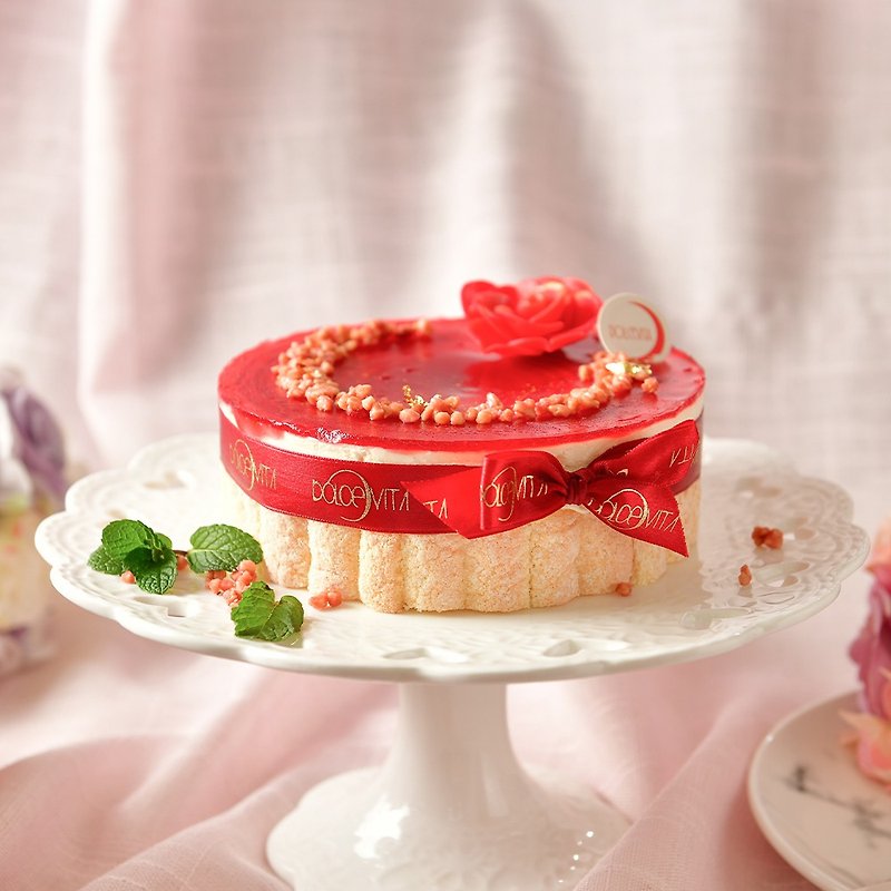 多茄米拉 | 月之女神 (六吋) 質感送禮首選 畢業季致敬辛勞的師長 - 蛋糕/甜點 - 新鮮食材 紅色