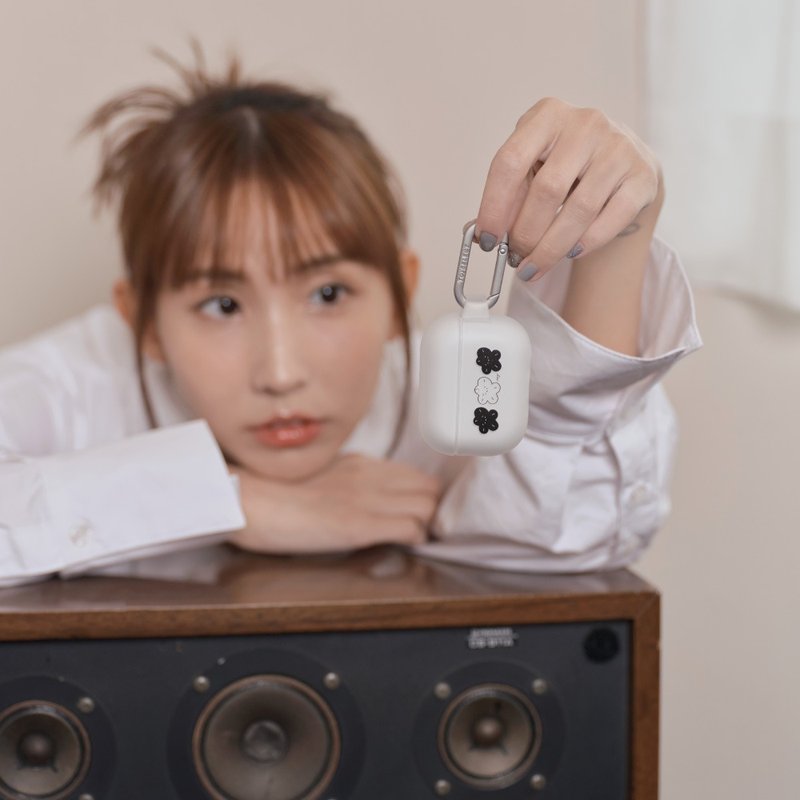 Meigo微笑花花強悍防摔AirPods保護套 - AirPods/耳機保護套 - 塑膠 多色