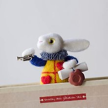 Set of 3 Handmade Felted Snowman Decor Customized Gift Christmas gift  wrapping - Shop NineCarpStudio Other - Pinkoi