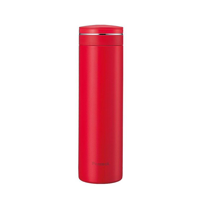 [Peacock] 500ML Stainless Steel cooling cup/insulation cup rouge red - Vacuum Flasks - Stainless Steel Red