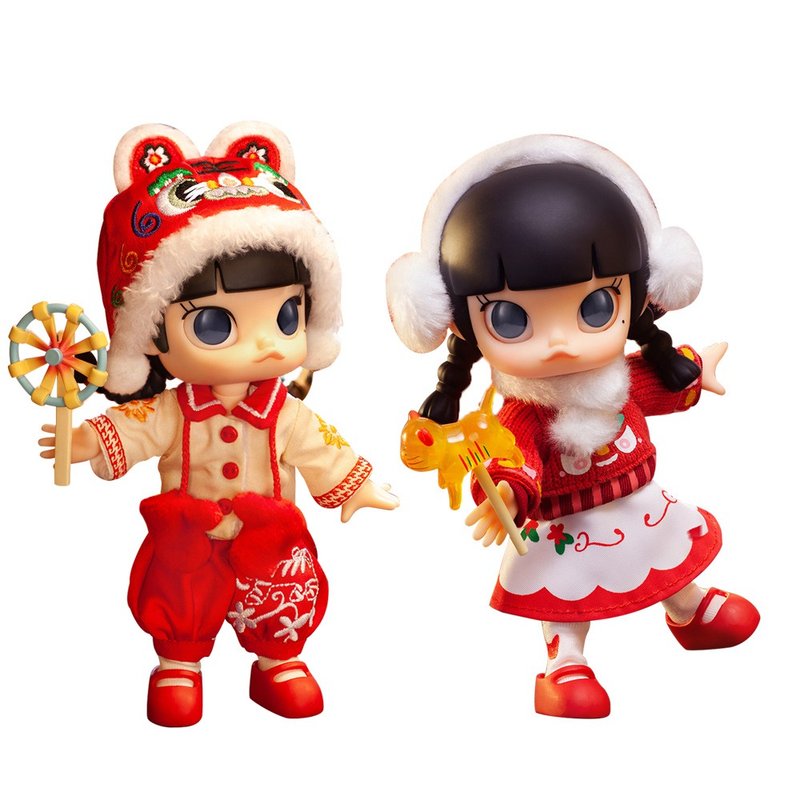 Molly茉莉女孩 小小虎BJD大型公仔 - 公仔/玩偶 - 塑膠 紅色