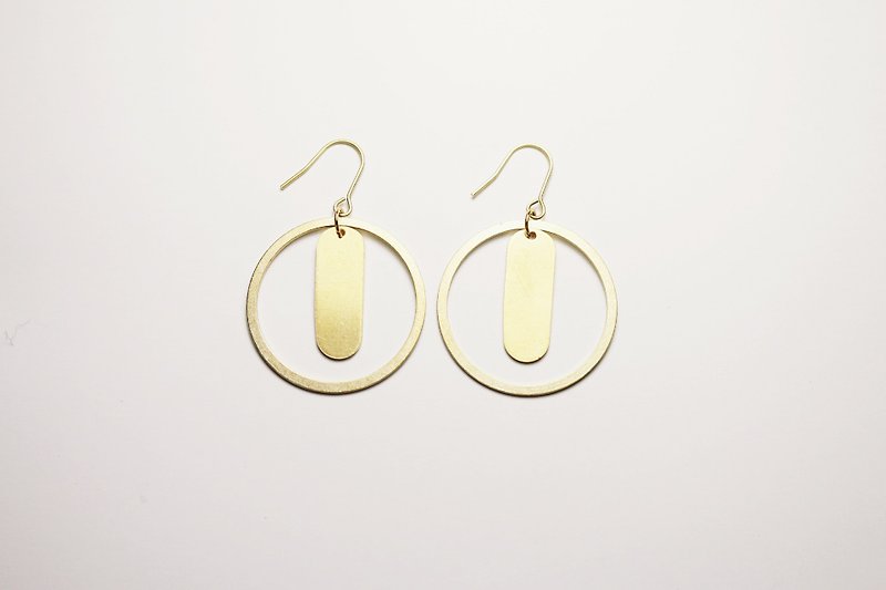 Only brass series ve88 - Earrings & Clip-ons - Other Metals Gold