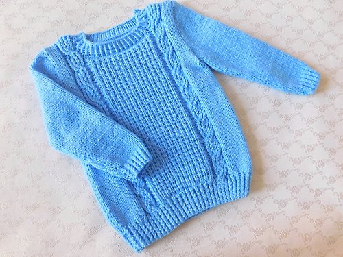 VitalinaKnit Baby sweater knitting pattern, Sweater pattern, Children pullover pattern