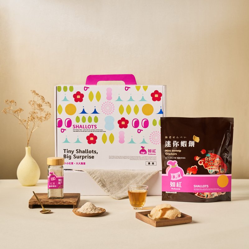 紅蔥香點心禮盒 - 零食/點心 - 新鮮食材 紅色