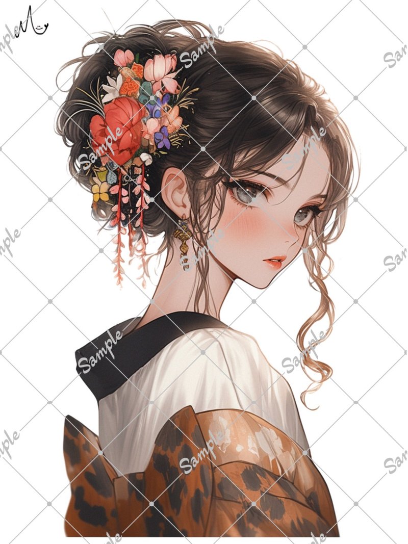 オリジナル人物ステッカー - 貼紙 - 紙 