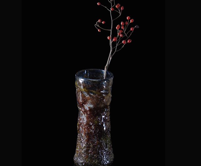 琉球ガラス花瓶沖縄産_日本- 設計館toki-glass 花瓶/花器- Pinkoi