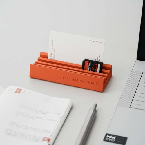 LLH Design | 水泥客製化禮品 Linear水泥名片架/少量客製/客製化禮品/企業禮品/水泥名片座