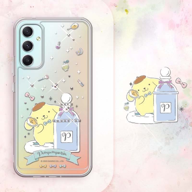 A15/A25/A26/A34/A35/A36/A55/A56 5G Double Crystal Case - Perfume Pudding Dog - Phone Cases - Other Materials Multicolor