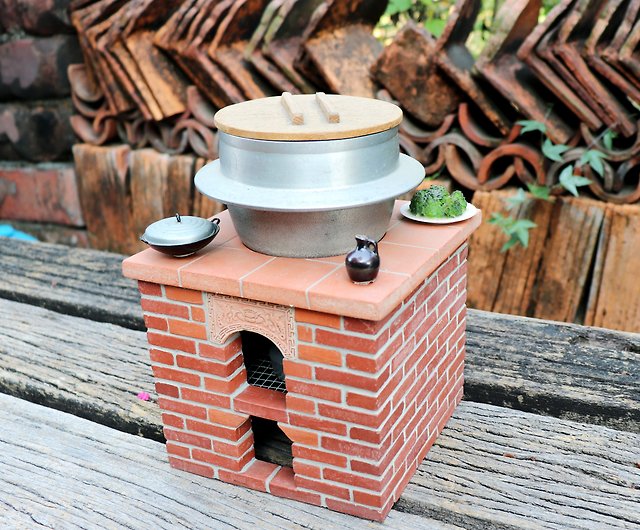 How To Make a Mini Stove with Miniature Bricks, stove