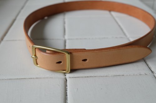 Hiro Leatherworks 弘手作革製所 手縫義大利植鞣革皮帶