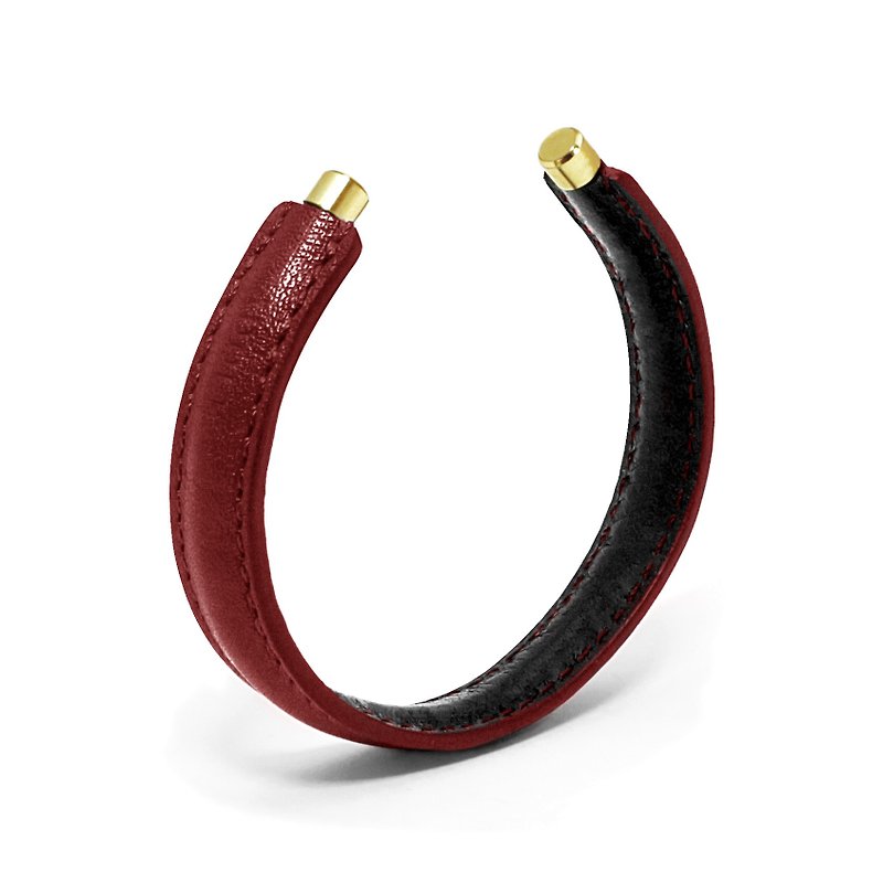 Gemini leather two-tone bracelet - Bracelets - Genuine Leather 