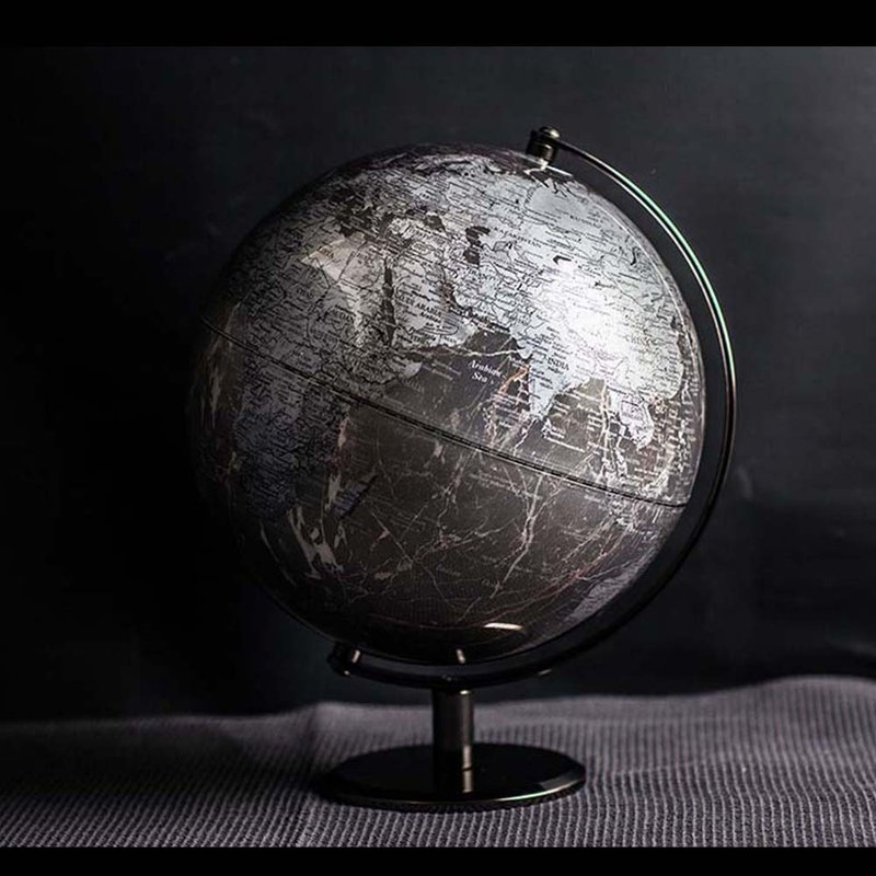 Skyglobe 10吋灰色大理石紋路地球儀(英文版) - 擺飾/家飾品 - 塑膠 灰色