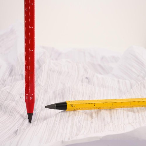 TROIKA 【母親節禮物】【客製化】多功能HB鉛筆(20公里書寫長度)(黃色)