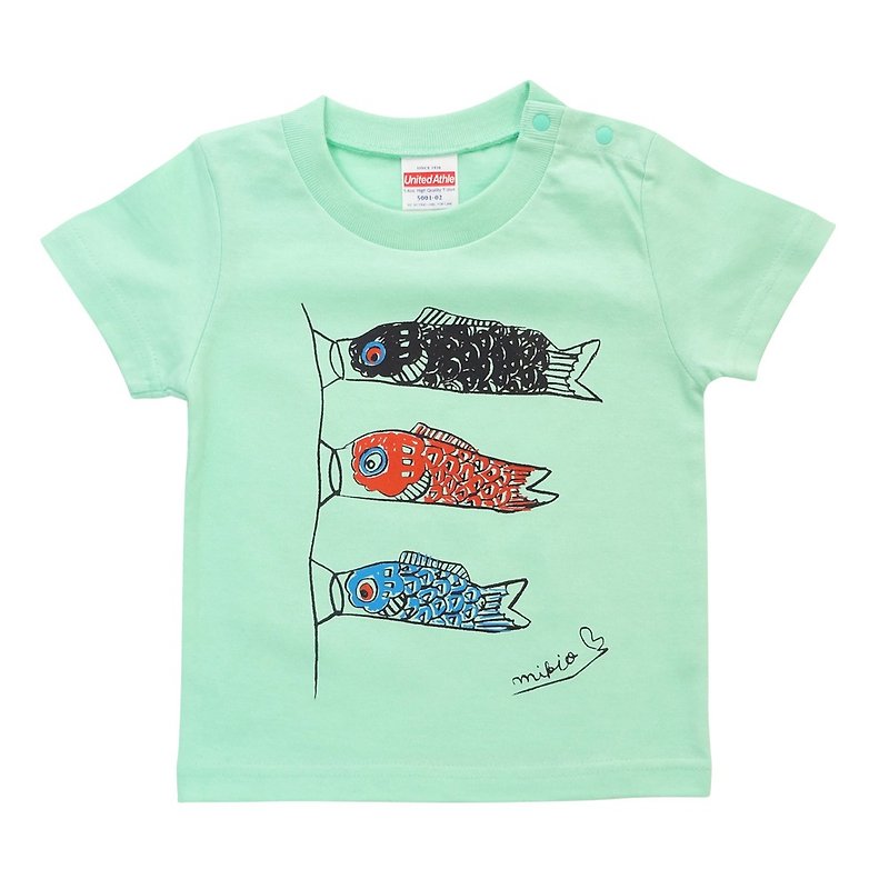Koinobori Baby KIds T-shirt Melon - Tops & T-Shirts - Cotton & Hemp Green