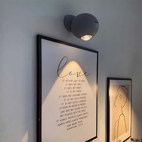COMELY新特麗 【免運】聲控小夜燈免接線臥室創意背景牆裝飾燈 新特麗多維2