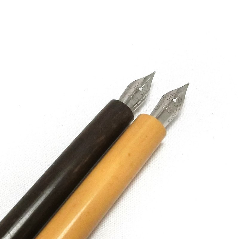 手工竹製鋼尖筆(長) - 沾水筆 - 水泥 卡其色