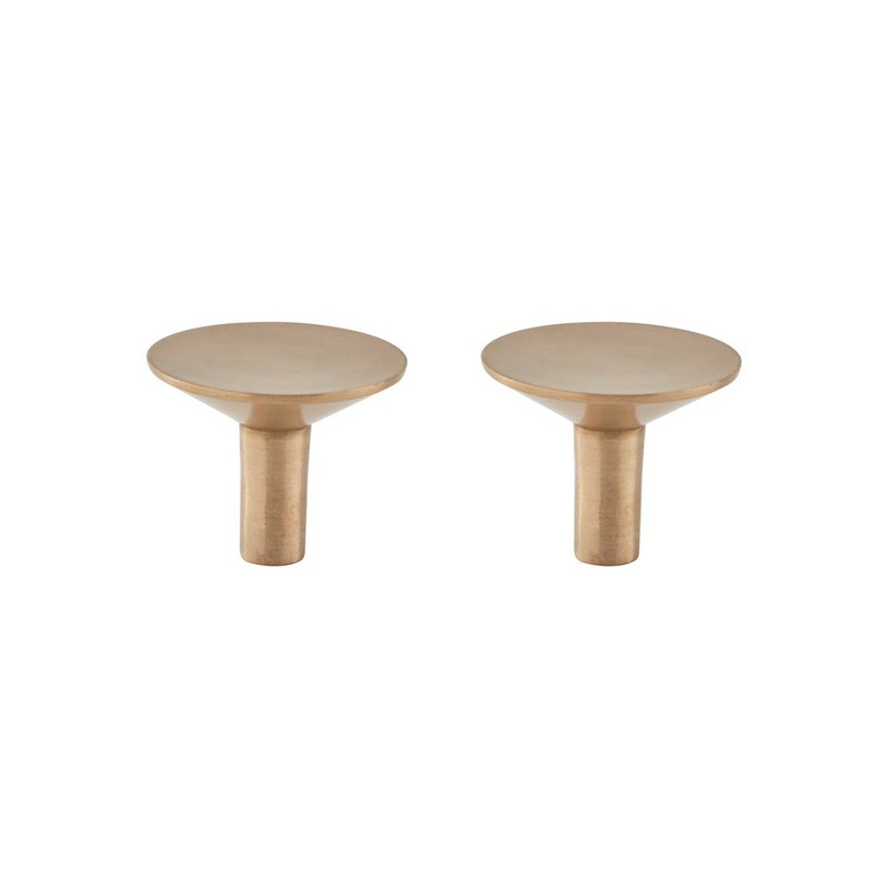 OYOY Rina Hook 圓形掛勾-大 / 2pcs - 衣架/衣帽架/掛勾 - 其他金屬 黃色