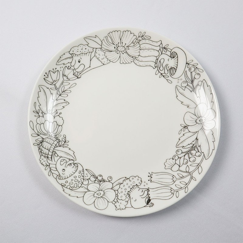 【Happy Harvest】6-inch Dessert Plate - จานและถาด - เครื่องลายคราม หลากหลายสี