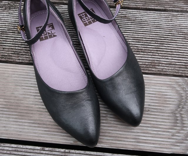 靴 OBLIQUE TOE FLAT SHOES OBLIQUE TOE FLAT SHOES