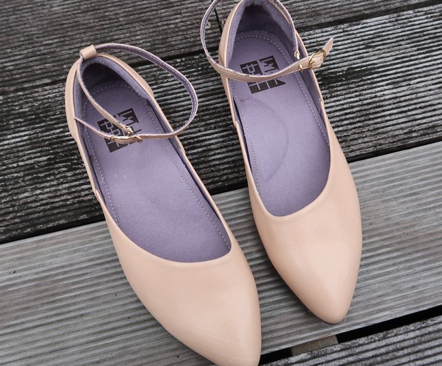 靴 OBLIQUE TOE FLAT SHOES OBLIQUE TOE FLAT SHOES